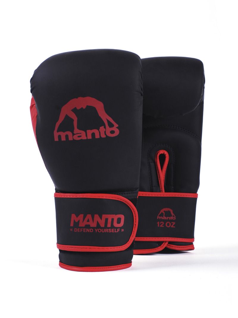 MANTO BOXING GLOVES Essential black/red